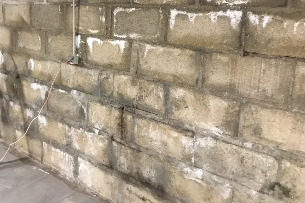 infiltration d'eau mur parpaing
