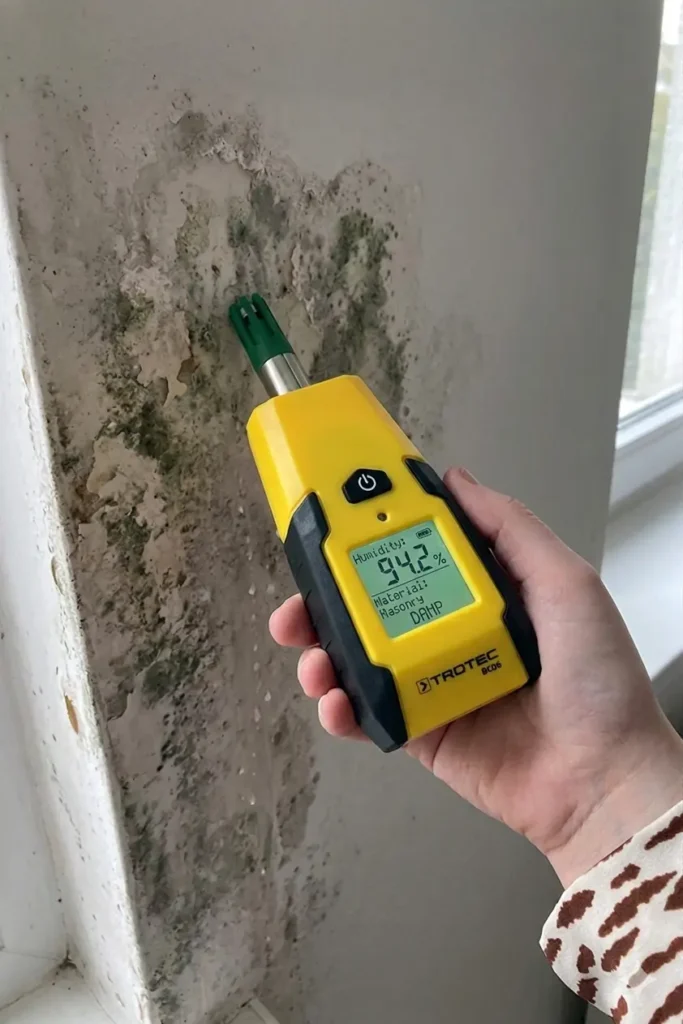 mesure humidité mur humidimètre