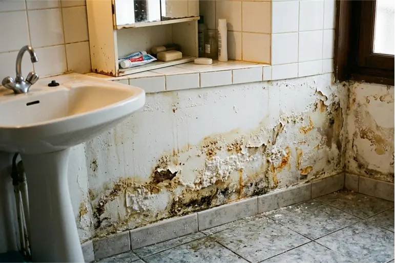 remontées capillaires salle de bain