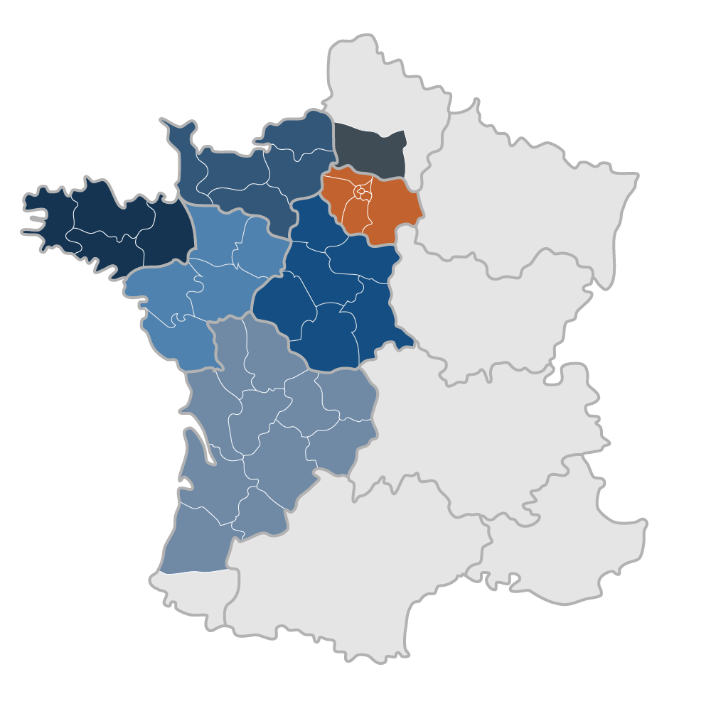 carte france intervention Humidians